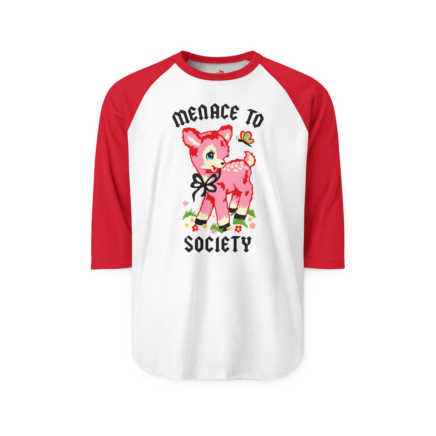 Menace to Society Raglan Baseball Shirt