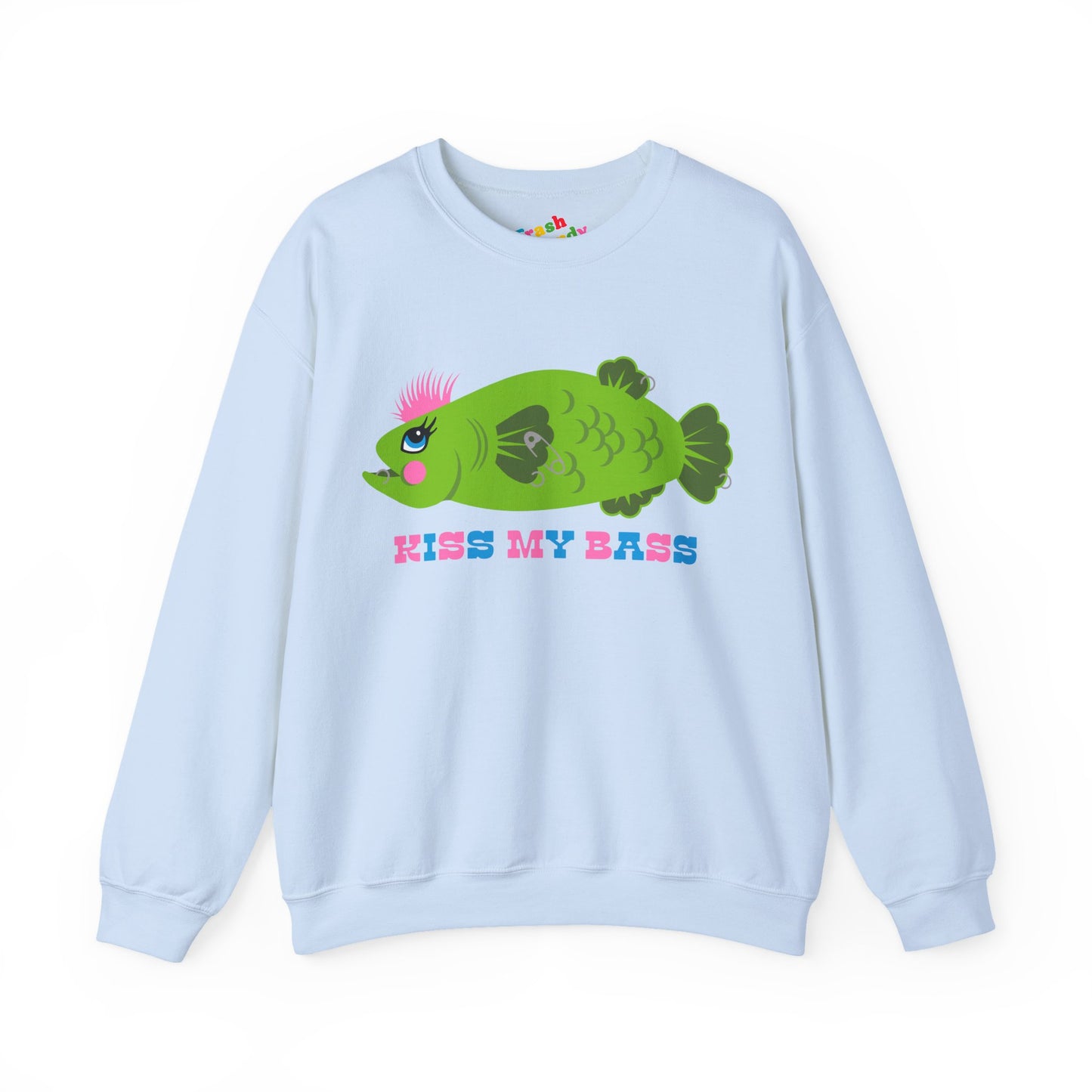 Kiss My Bass Punk Fish Sweatshirt