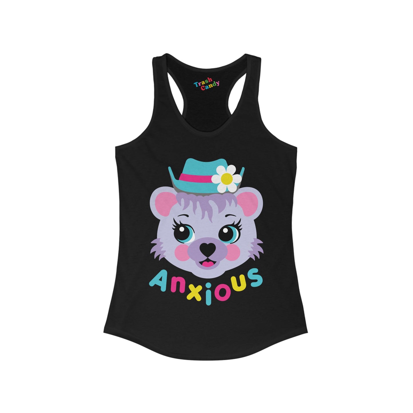 Anxious Bear Women's Racerback Tank