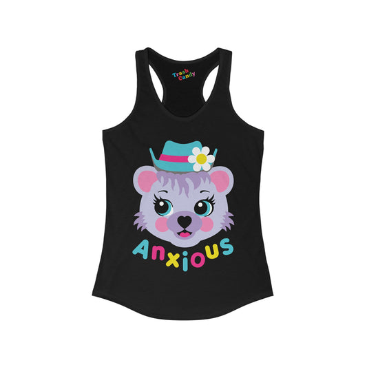 Anxious Bear Women's Racerback Tank