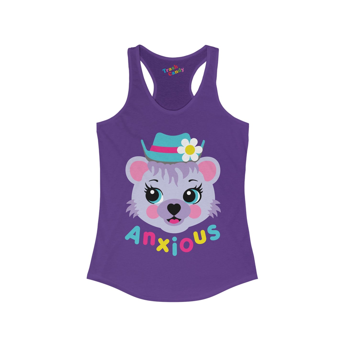 Anxious Bear Women's Racerback Tank