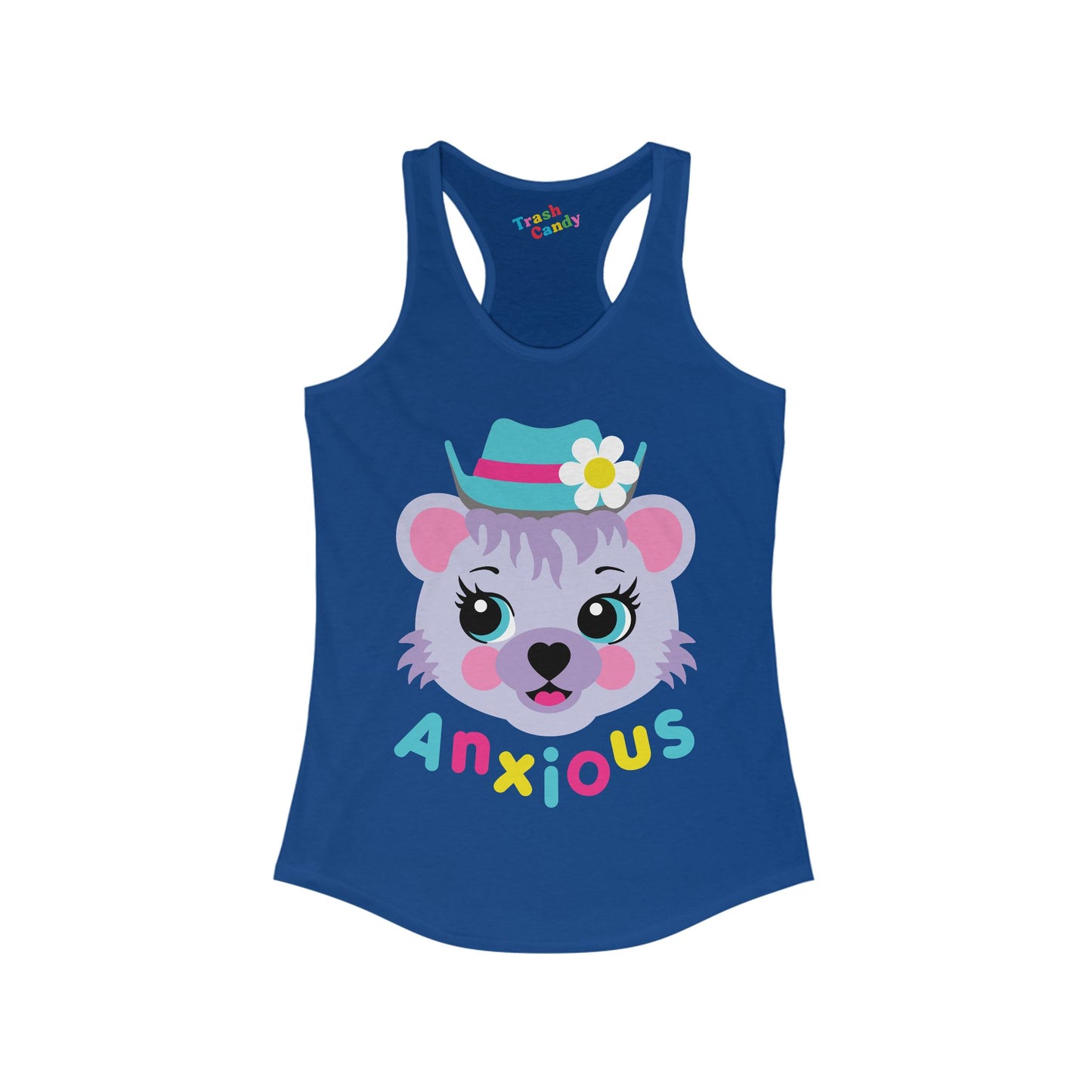 Anxious Bear Women's Racerback Tank