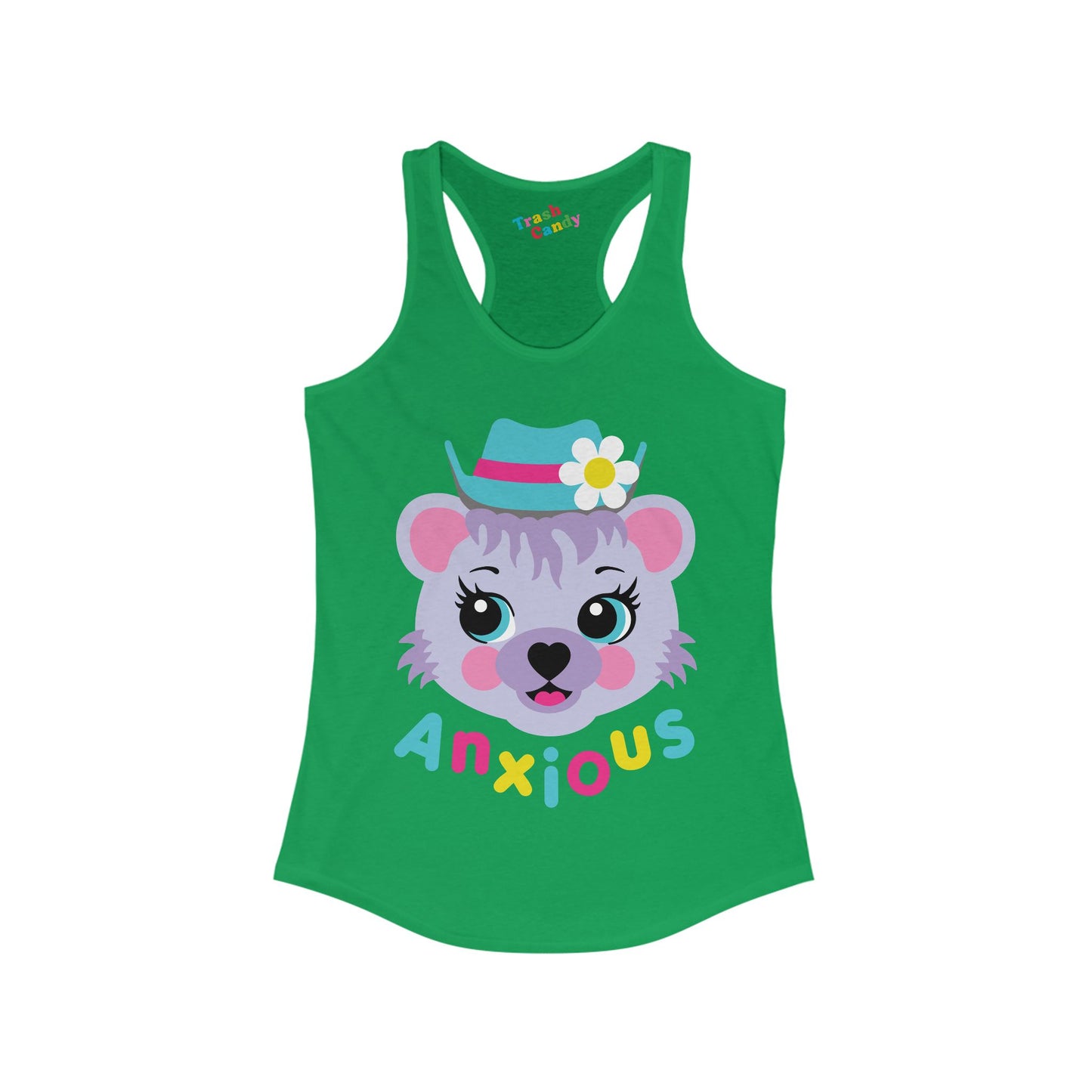 Anxious Bear Women's Racerback Tank