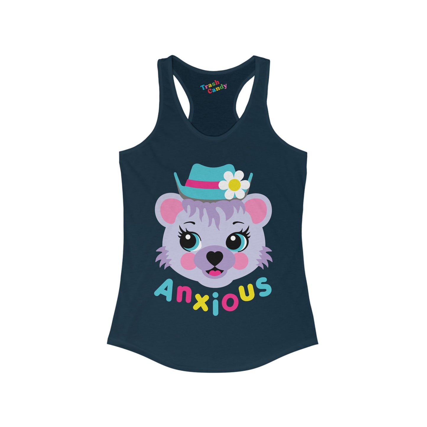 Anxious Bear Women's Racerback Tank
