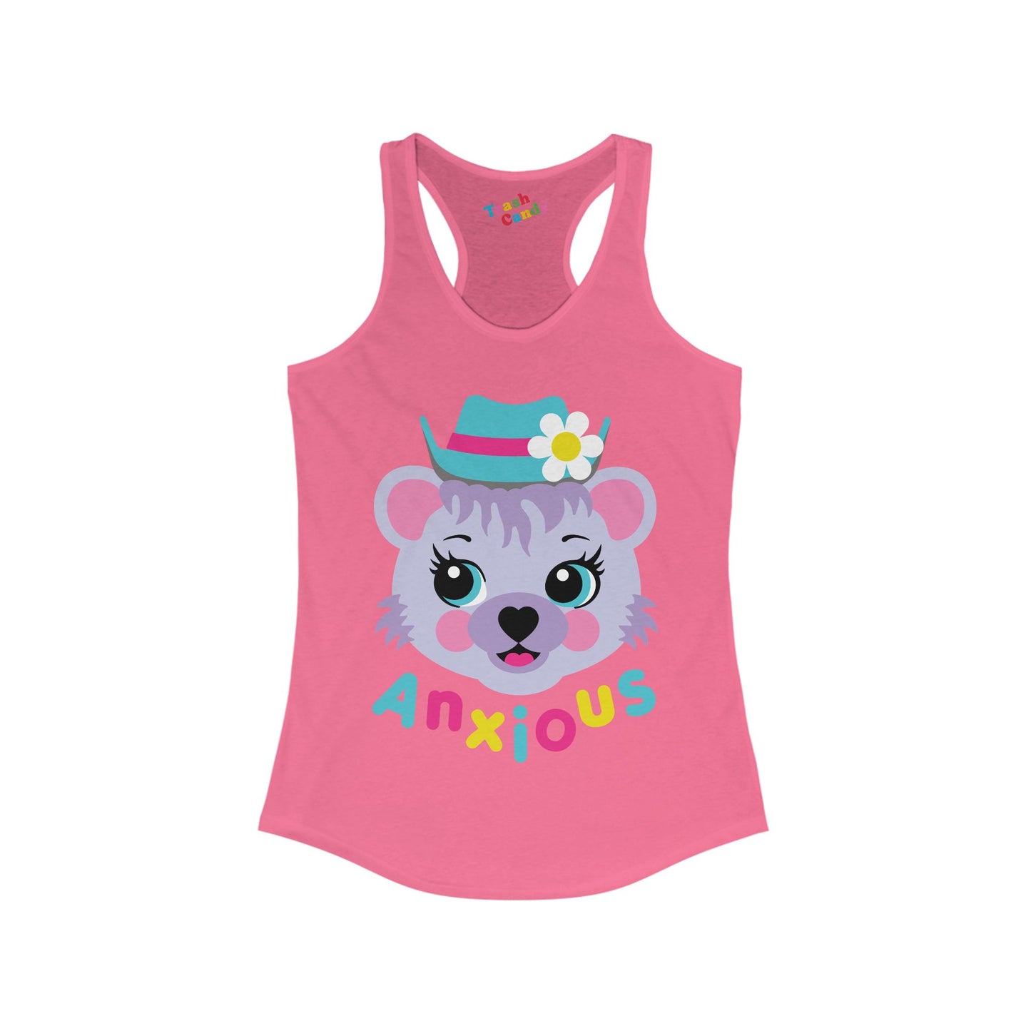 Anxious Bear Women's Racerback Tank