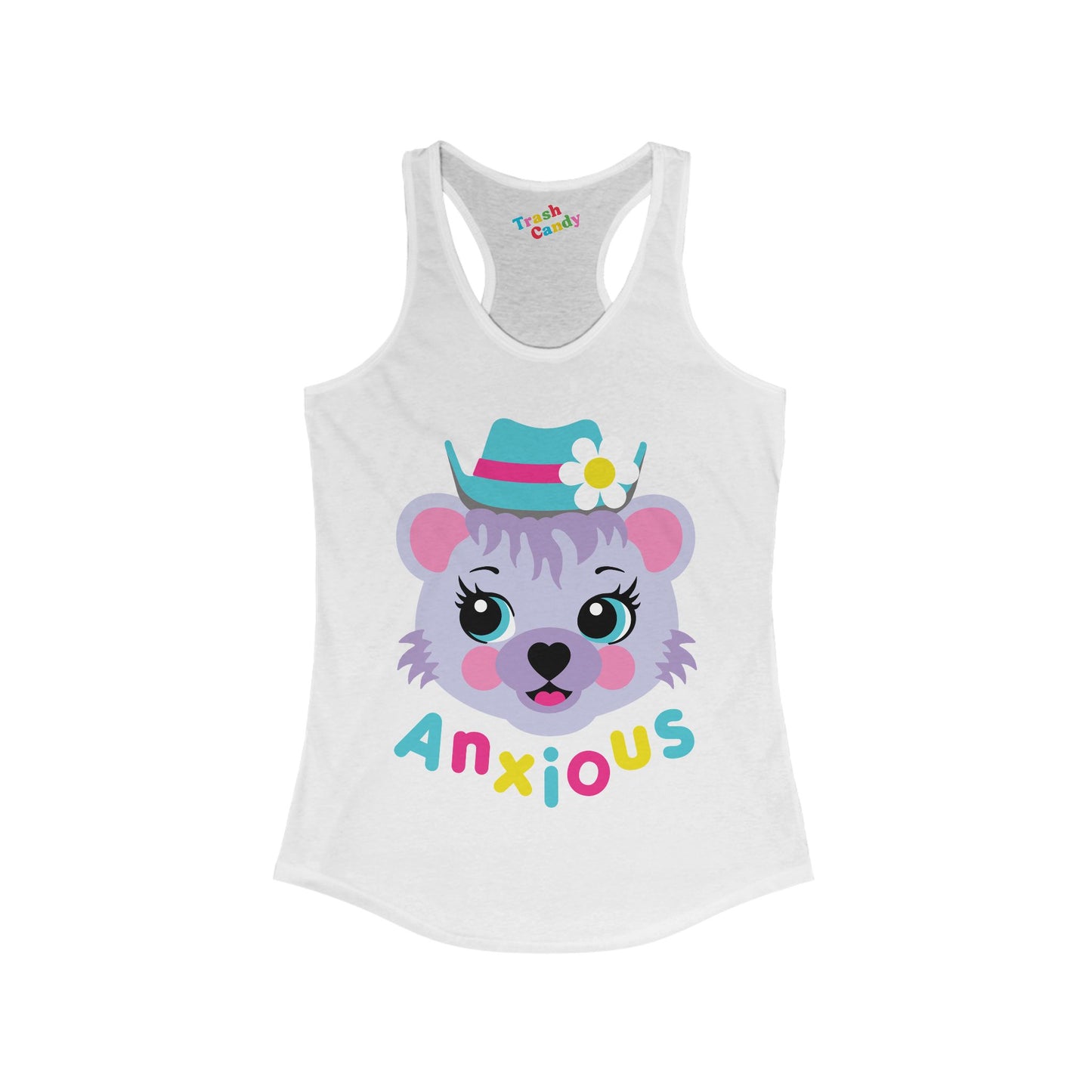Anxious Bear Women's Racerback Tank