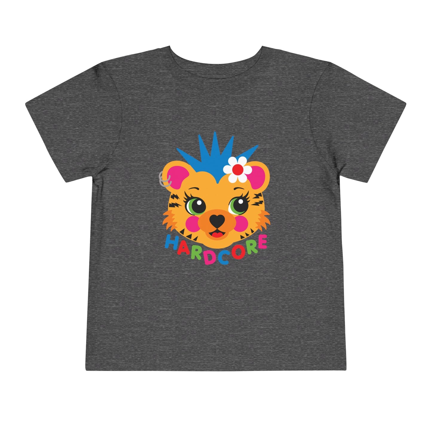 Hardcore Punk Tiger Toddler T-Shirt
