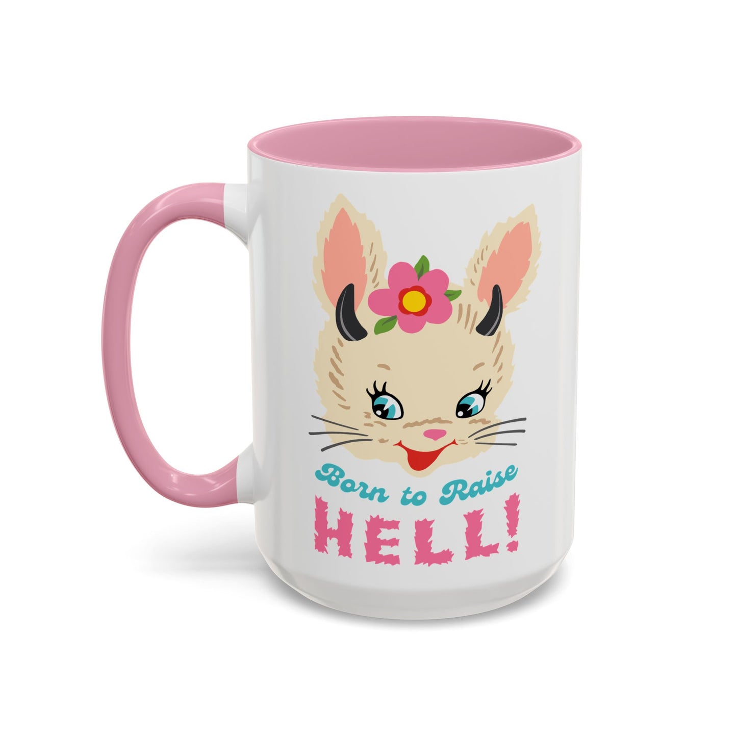 Born to Raise Hell Cute Bunny Havoc Mug