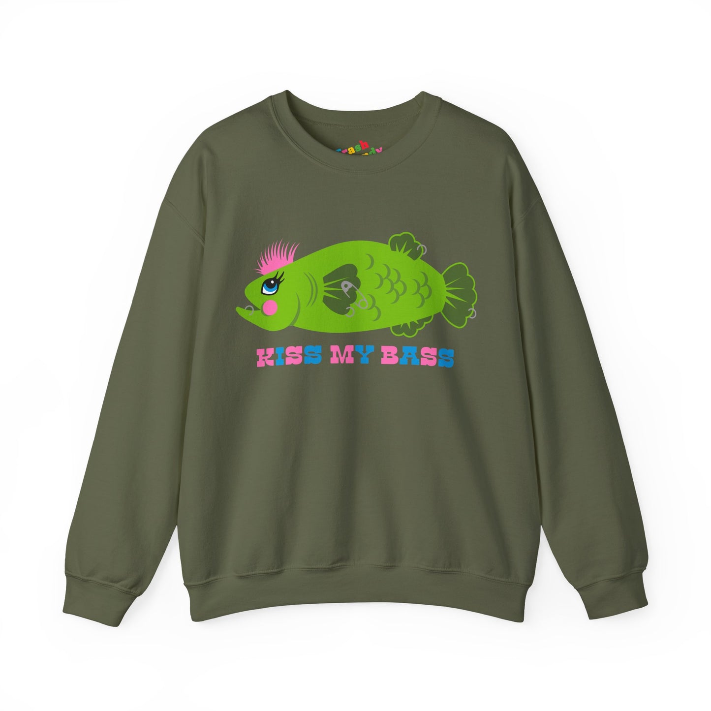 Kiss My Bass Punk Fish Sweatshirt