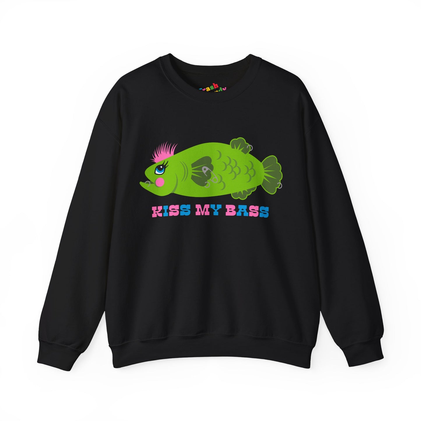 Kiss My Bass Punk Fish Sweatshirt