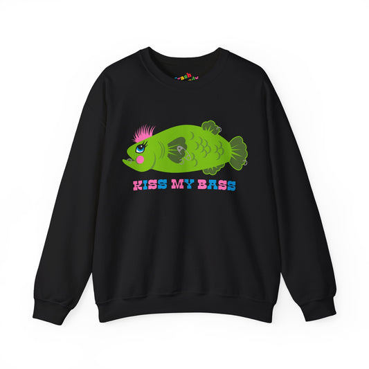 Kiss My Bass Punk Fish Sweatshirt