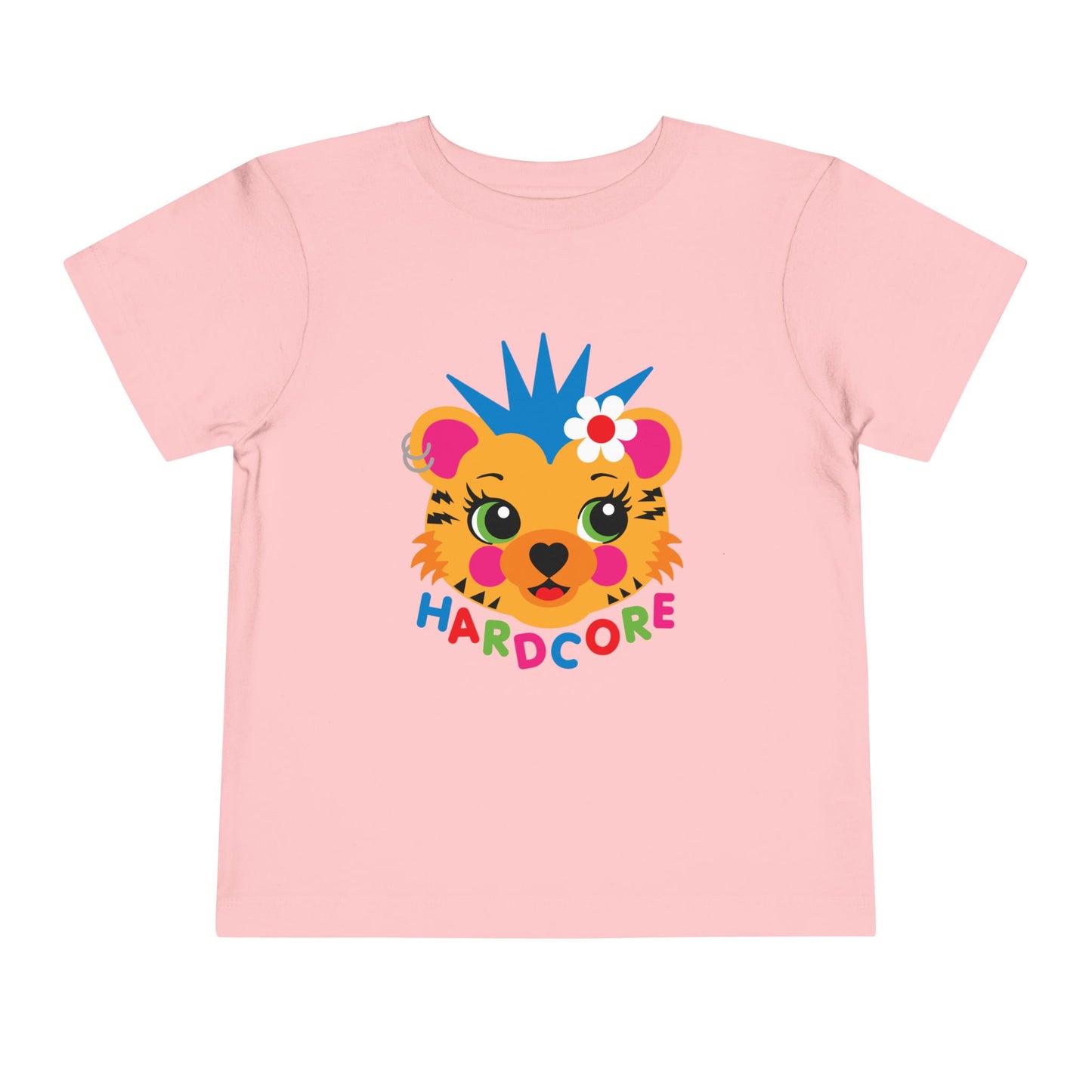 Hardcore Punk Tiger Toddler T-Shirt