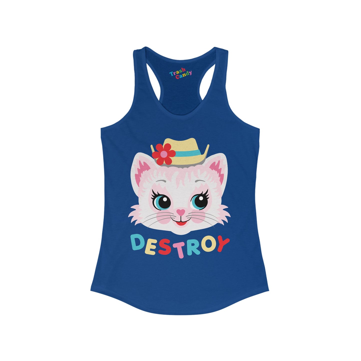 Destroy Kitty Women's Racerback Tank
