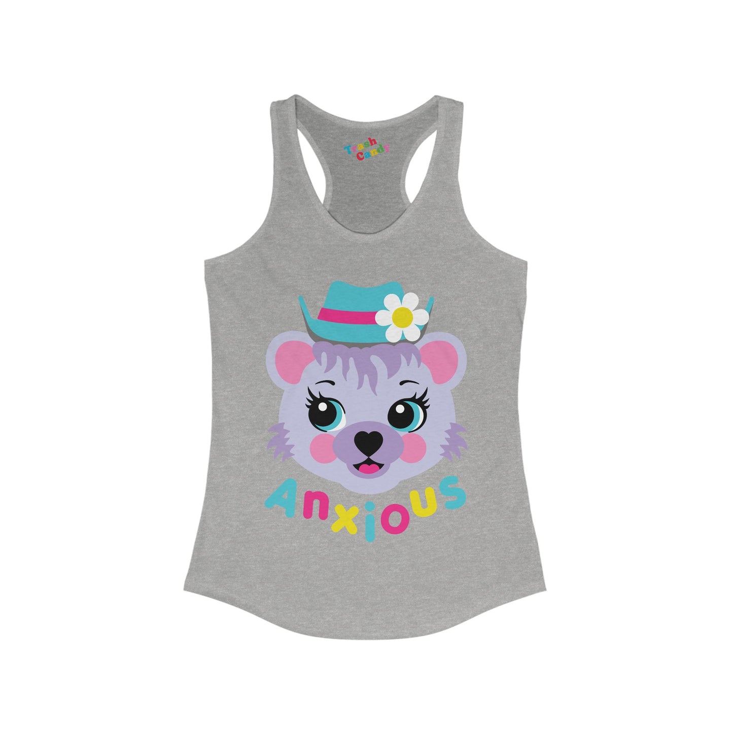 Anxious Bear Women's Racerback Tank