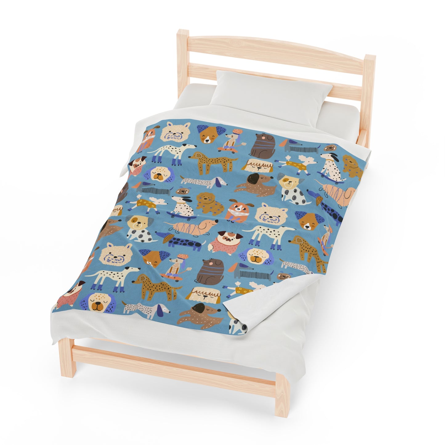 Puppy Parade Throw Blanket