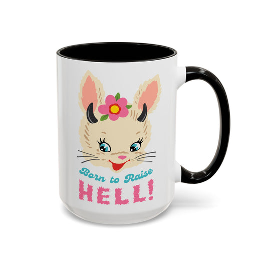 Born to Raise Hell Cute Bunny Havoc Mug