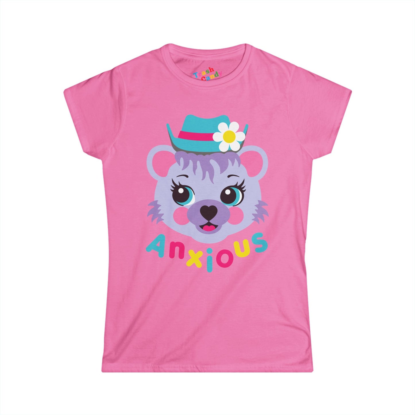 Cute Bear Anxious Women's T-shirt