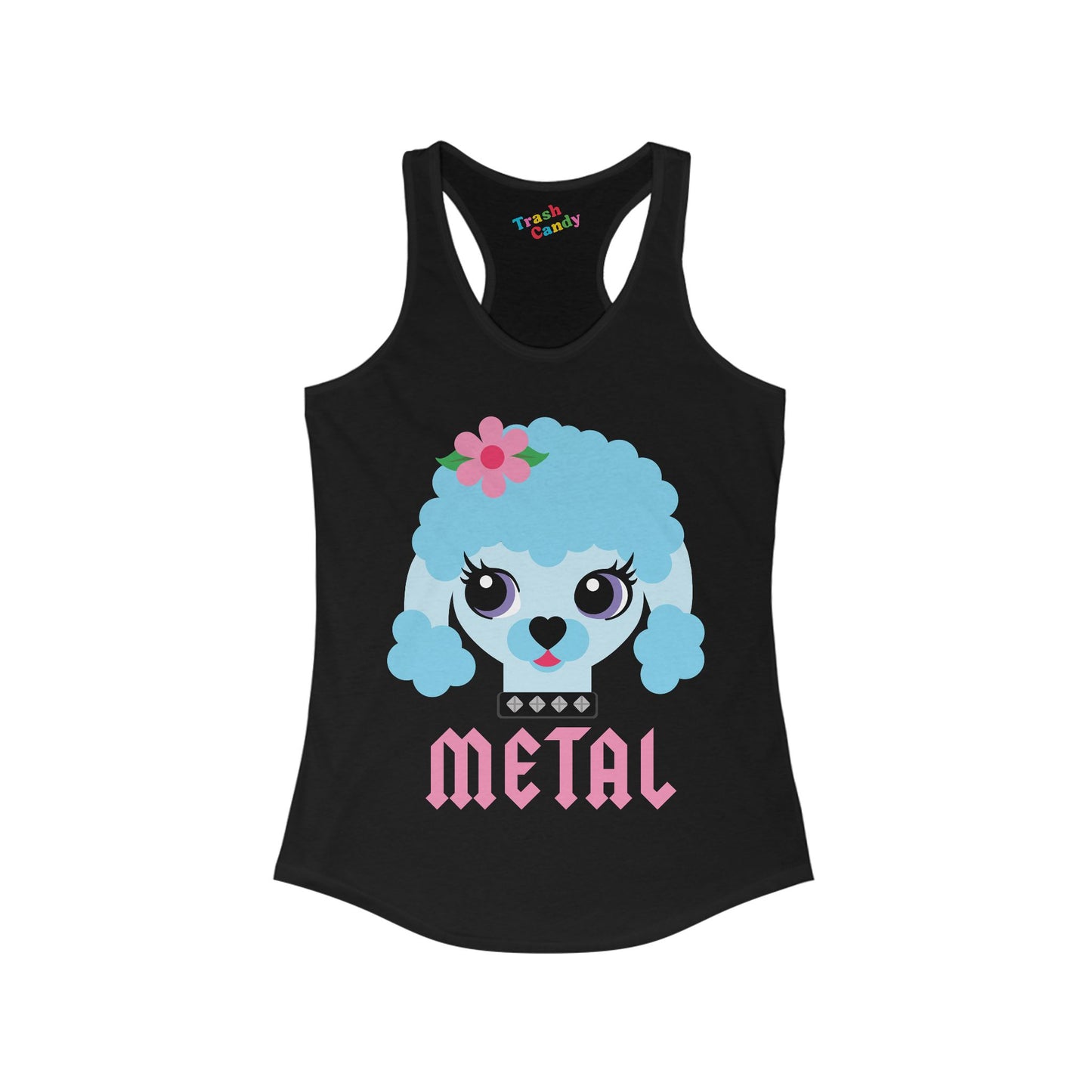 Metal Poodle Women's Racerback Tank
