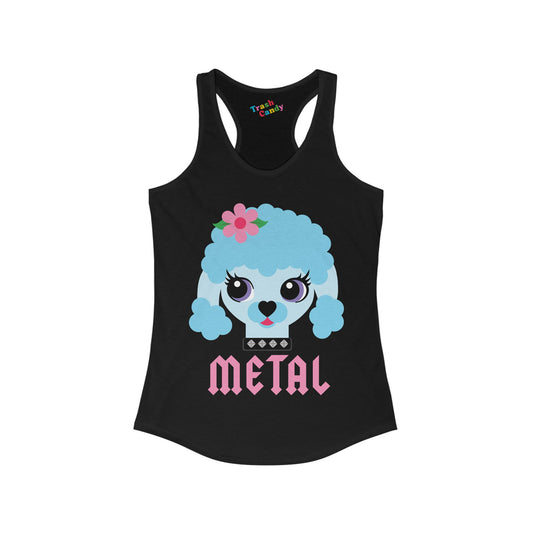 Metal Poodle Women's Racerback Tank