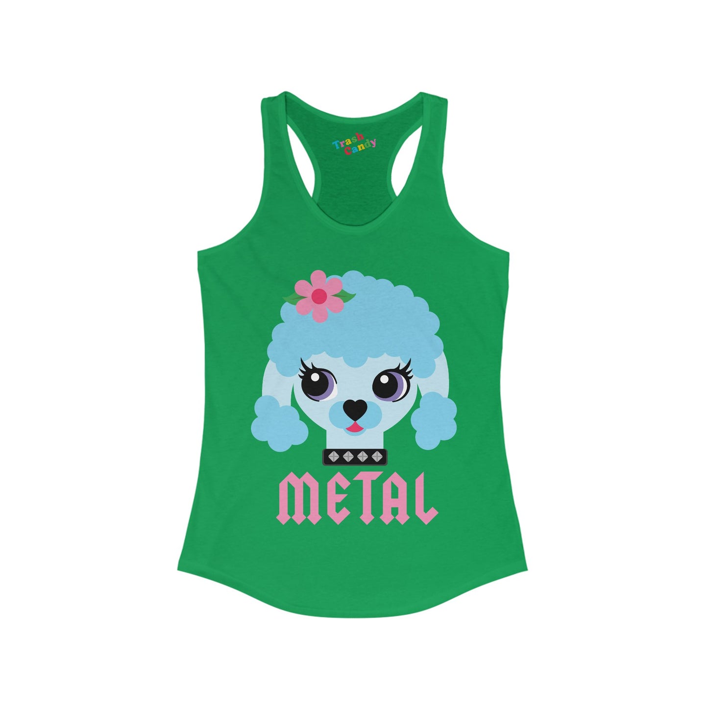 Metal Poodle Women's Racerback Tank