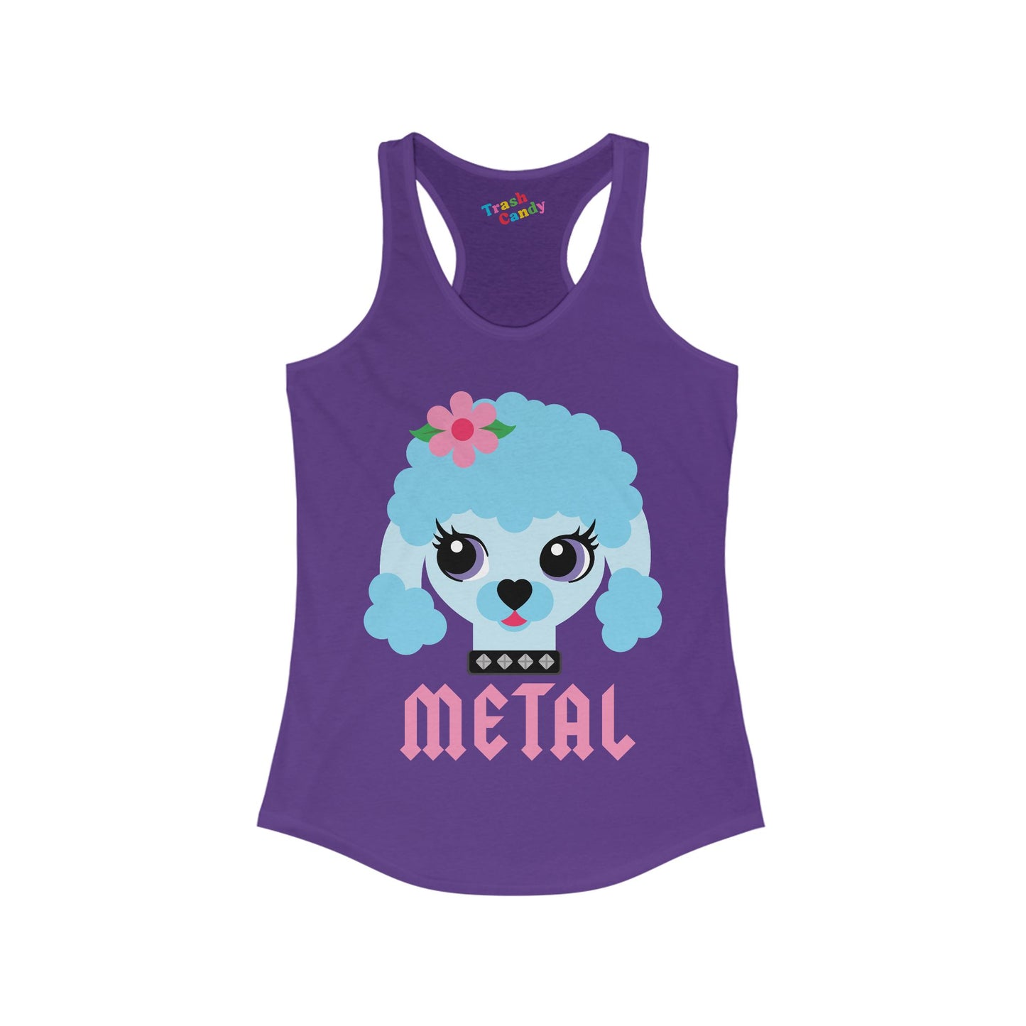 Metal Poodle Women's Racerback Tank