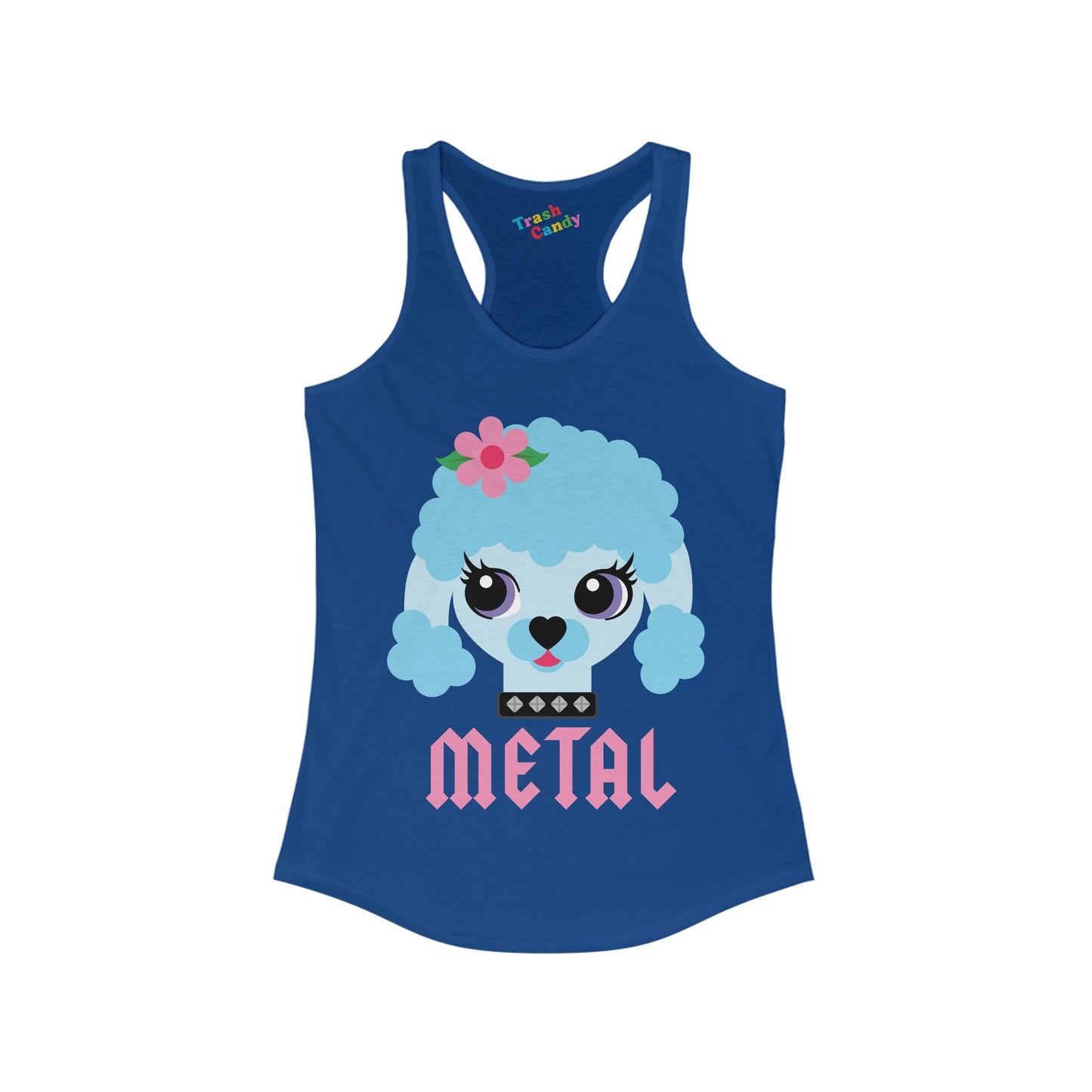 Metal Poodle Women's Racerback Tank