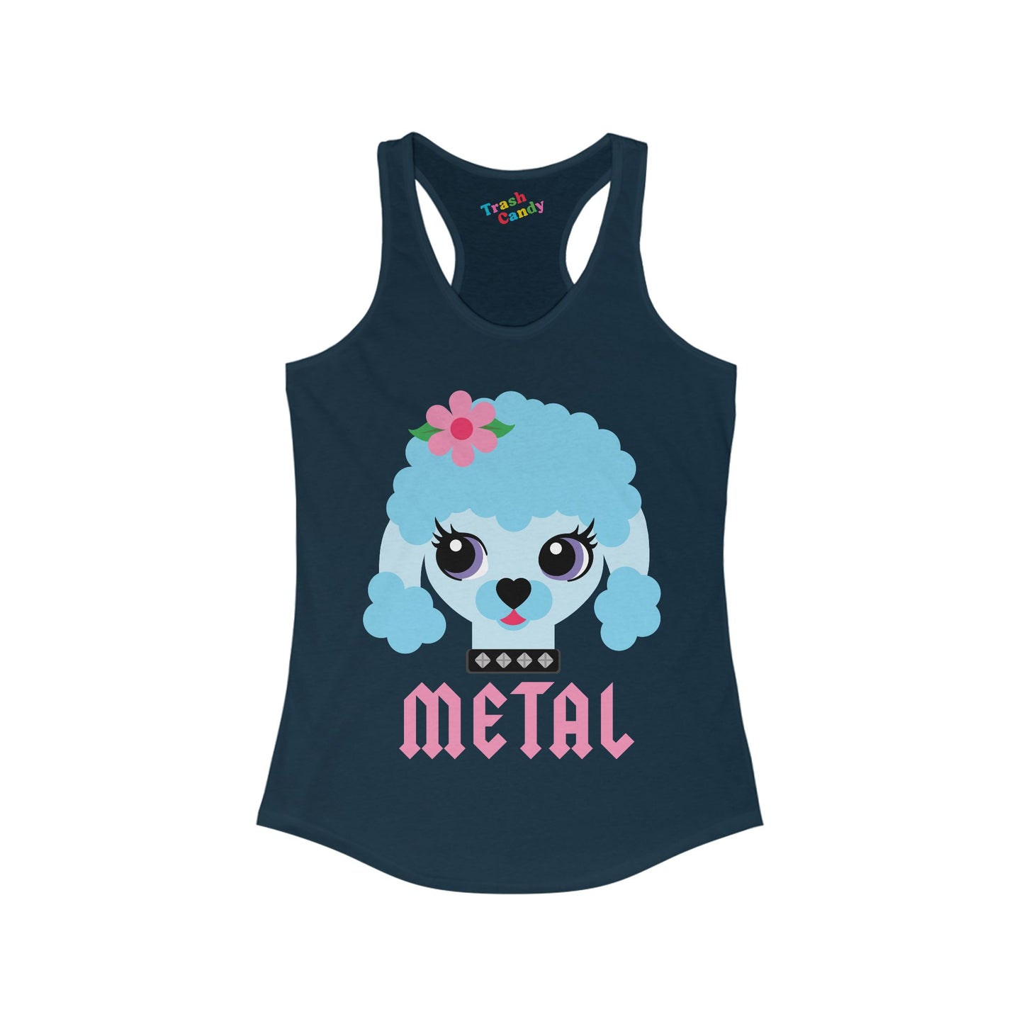 Metal Poodle Women's Racerback Tank