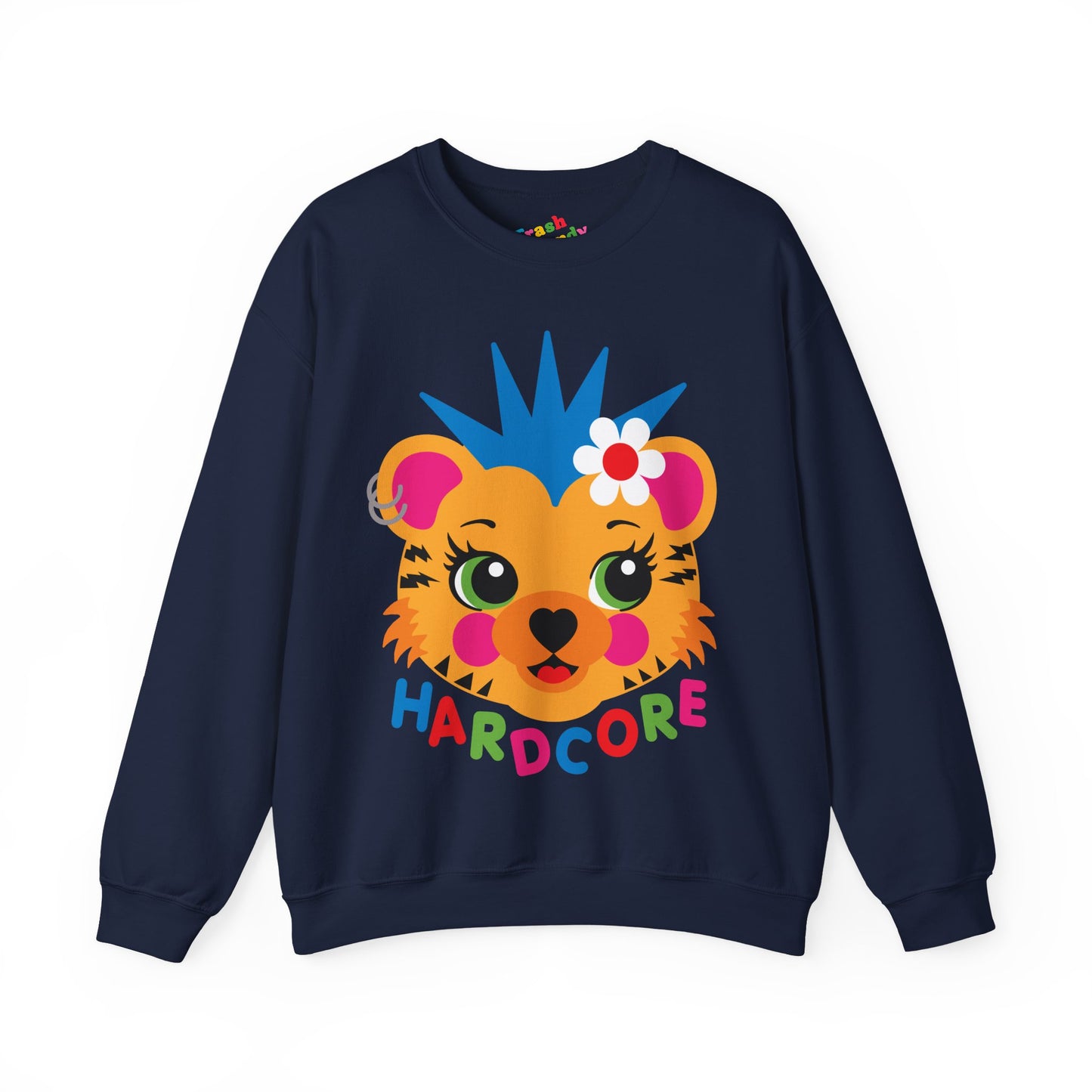 Hardcore Punk Tiger Sweatshirt