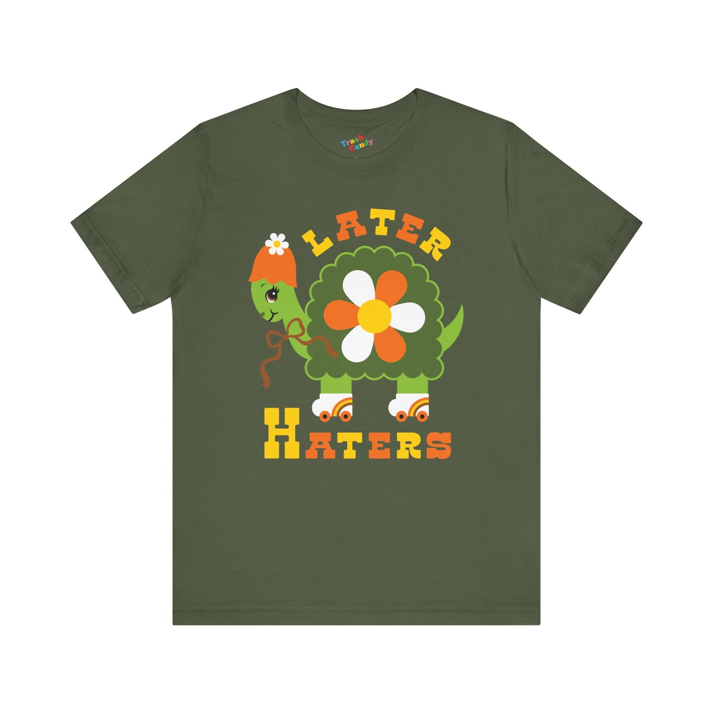 Retro Turtle Later Haters T-Shirt