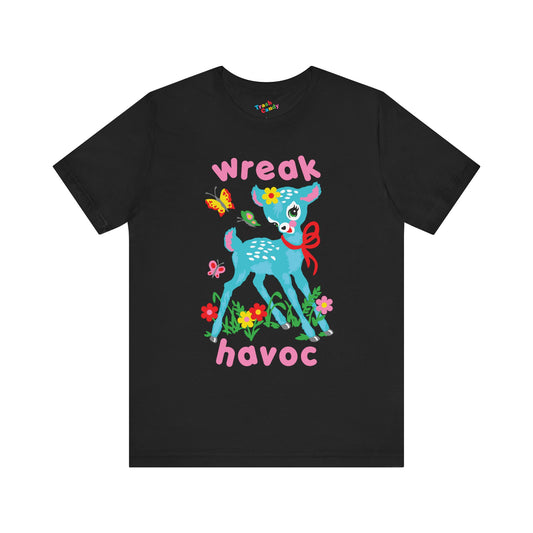 Cute Deer Wreak Havoc T-Shirt