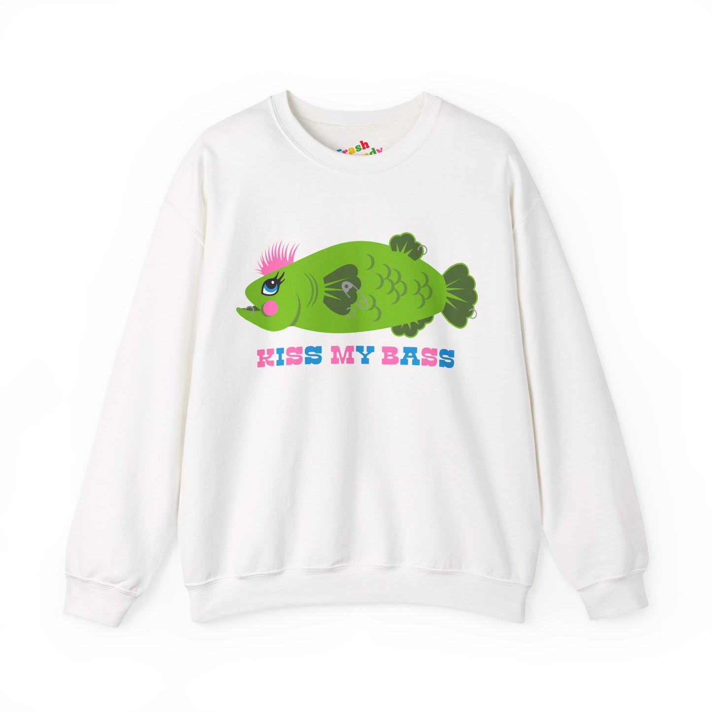 Kiss My Bass Punk Fish Sweatshirt