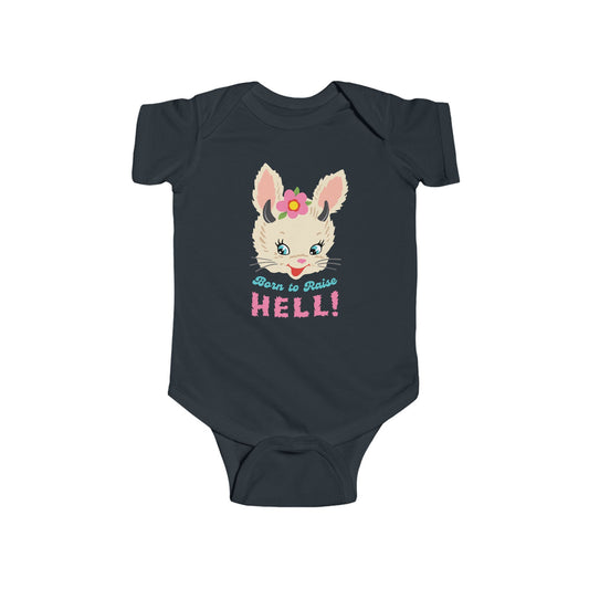 Born to Raise to Hell Baby Bodysuit