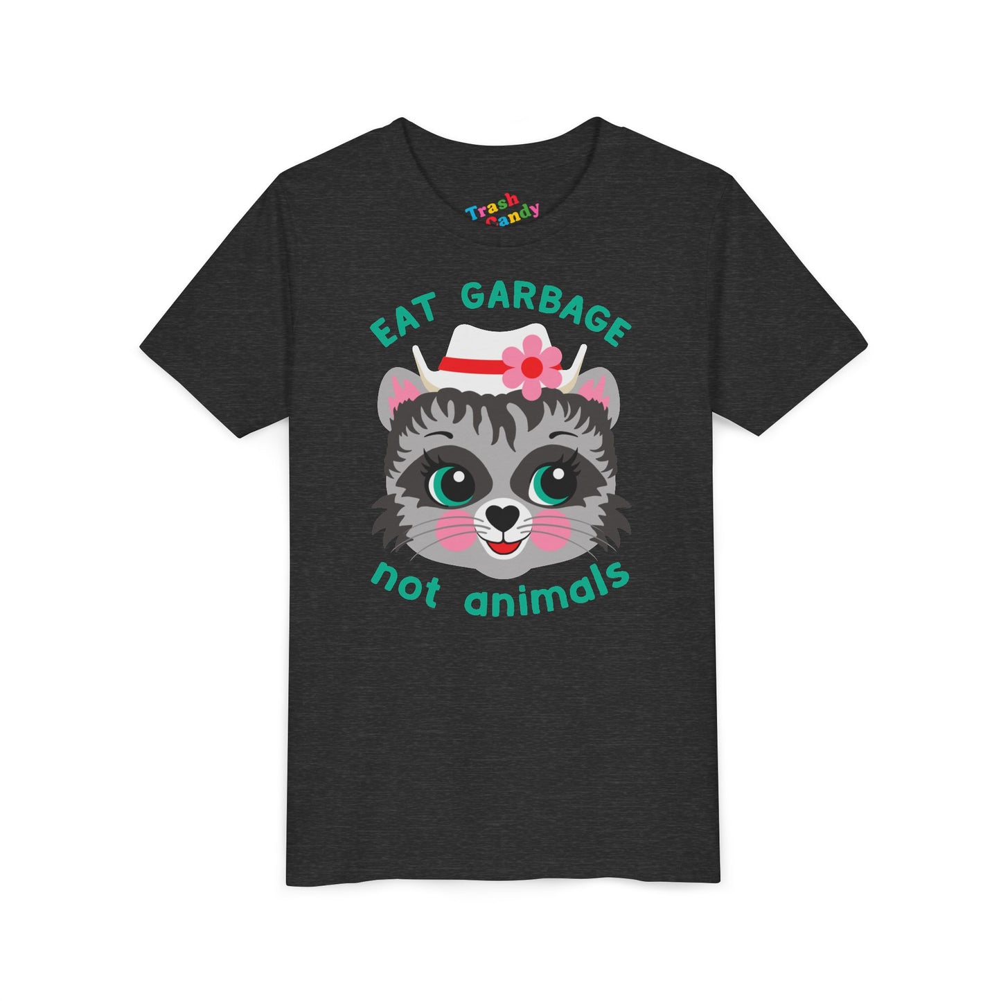 Eat Garbage Not Animals Kids T-Shirt