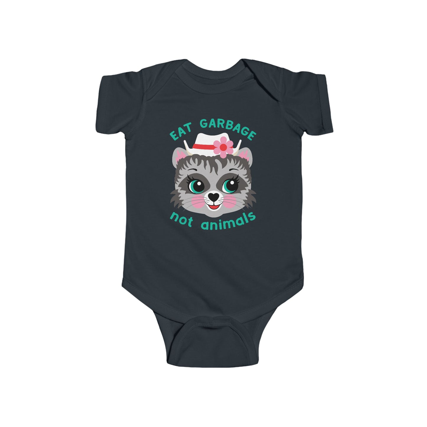 Eat Garbage Not Animals Baby Bodysuit