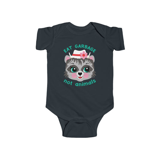 Eat Garbage Not Animals Baby Bodysuit