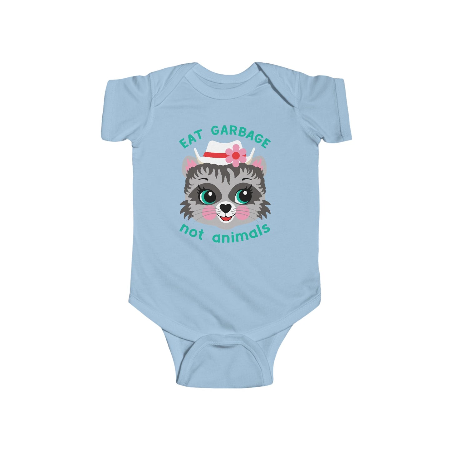 Eat Garbage Not Animals Baby Bodysuit