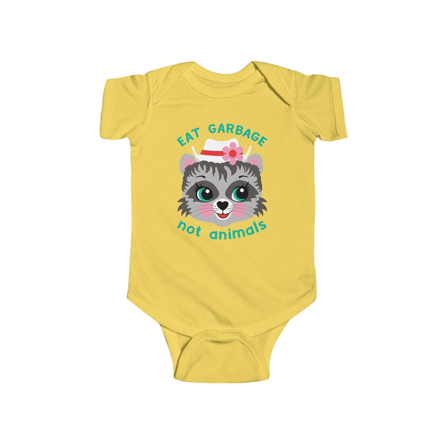 Eat Garbage Not Animals Baby Bodysuit