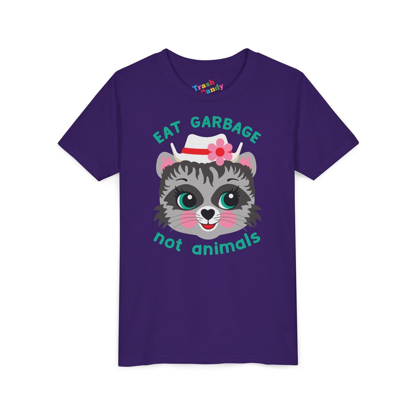 Eat Garbage Not Animals Kids T-Shirt