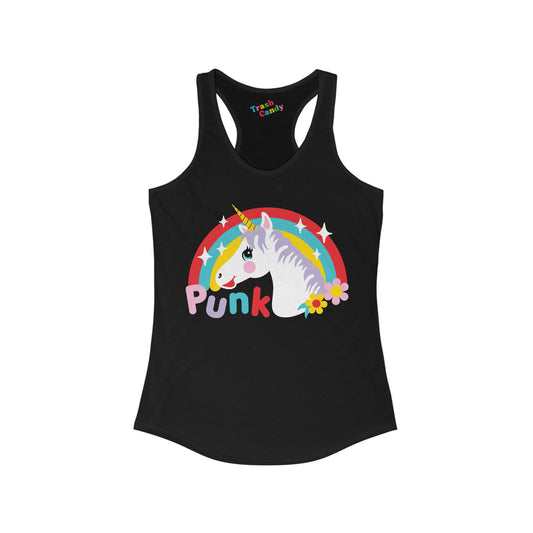 Punk Unicorn Women's Racerback Tank