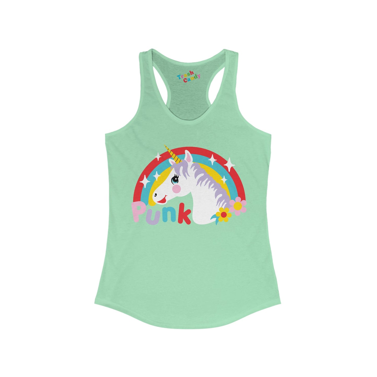 Punk Unicorn Women's Racerback Tank
