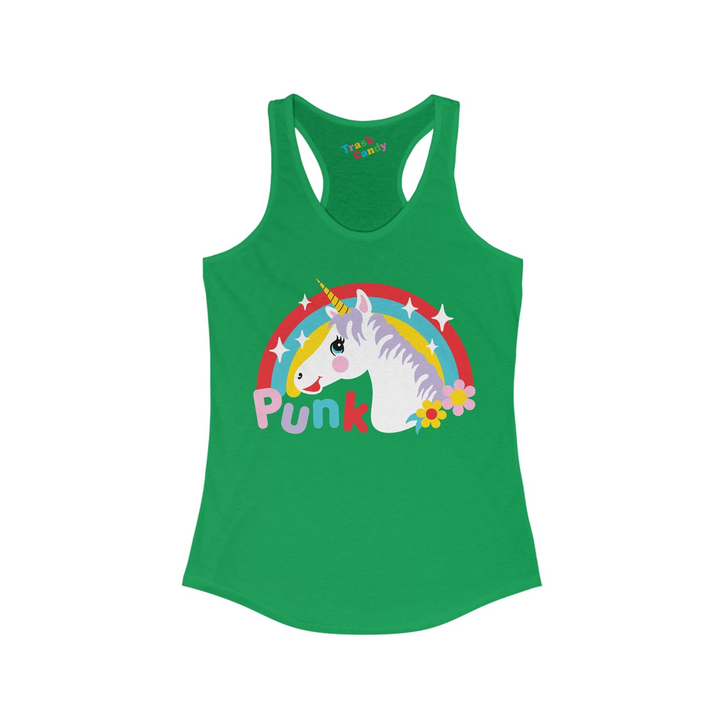 Punk Unicorn Women's Racerback Tank
