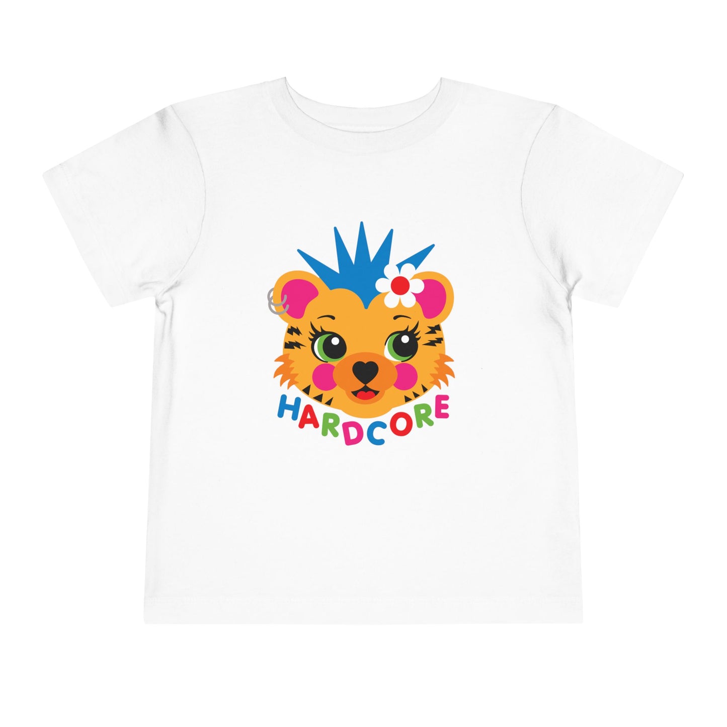 Hardcore Punk Tiger Toddler T-Shirt