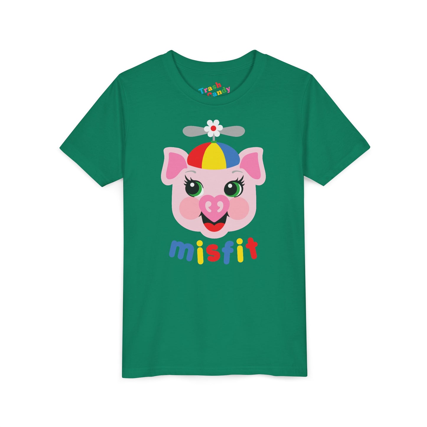 Misfit Piggy Kids T-Shirt