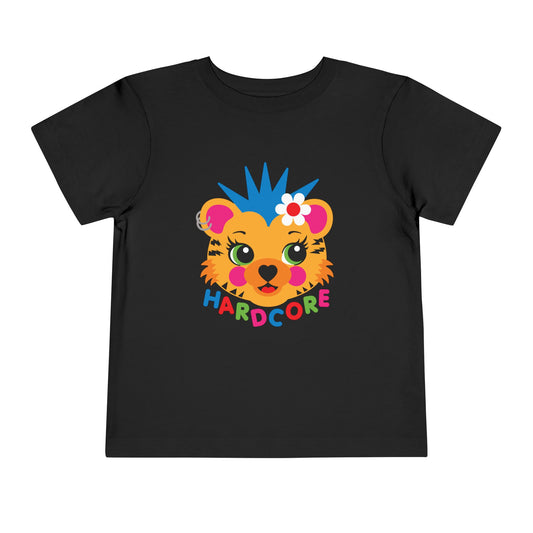 Hardcore Punk Tiger Toddler T-Shirt
