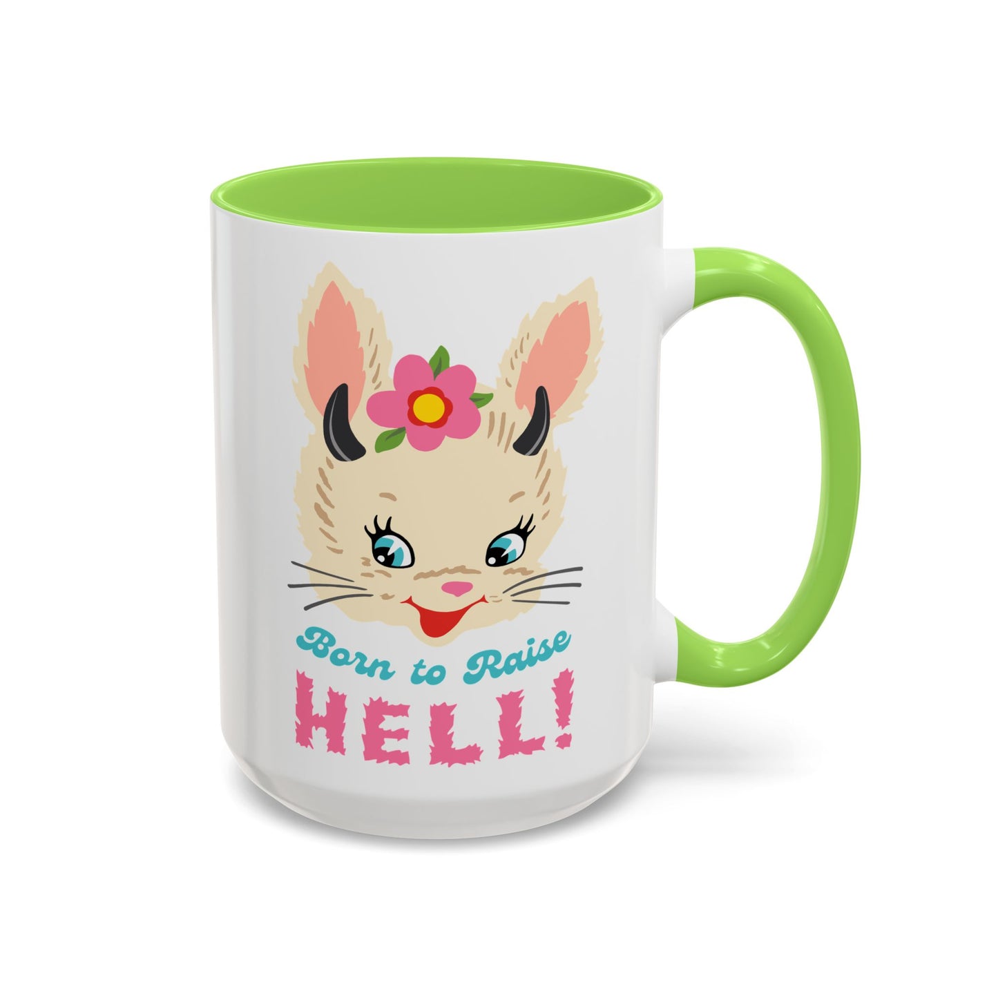 Born to Raise Hell Cute Bunny Havoc Mug