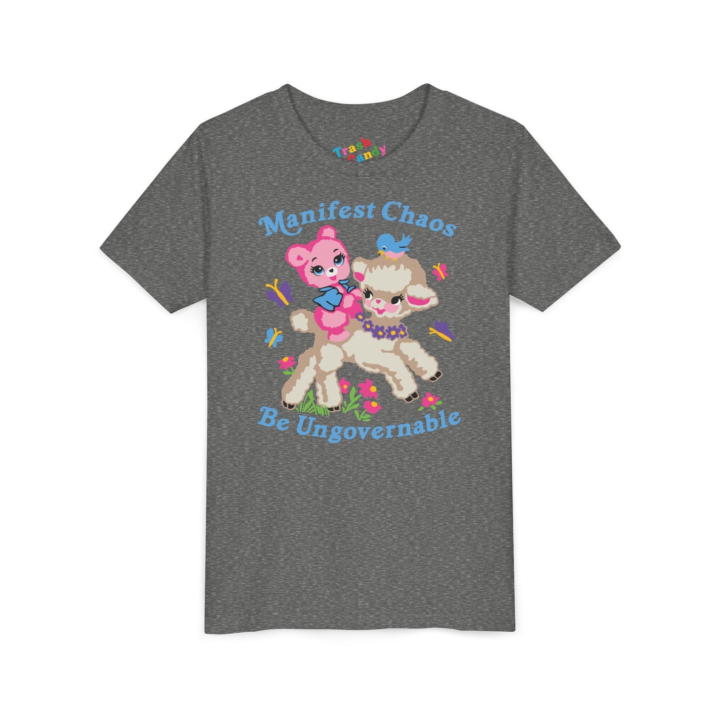 Manifest Chaos Be Ungovernable Kids T-Shirt