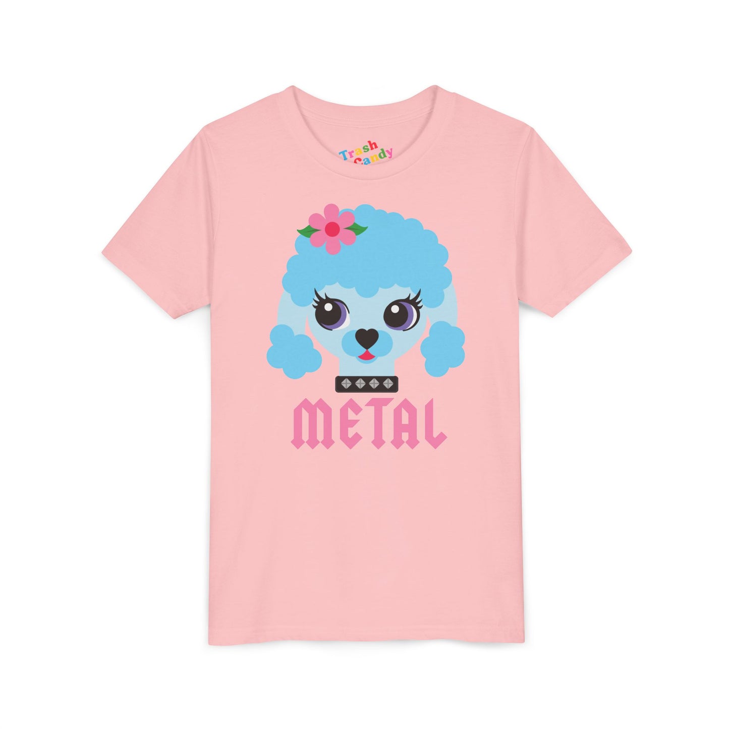 Heavy Metal Poodle Kids T-Shirt