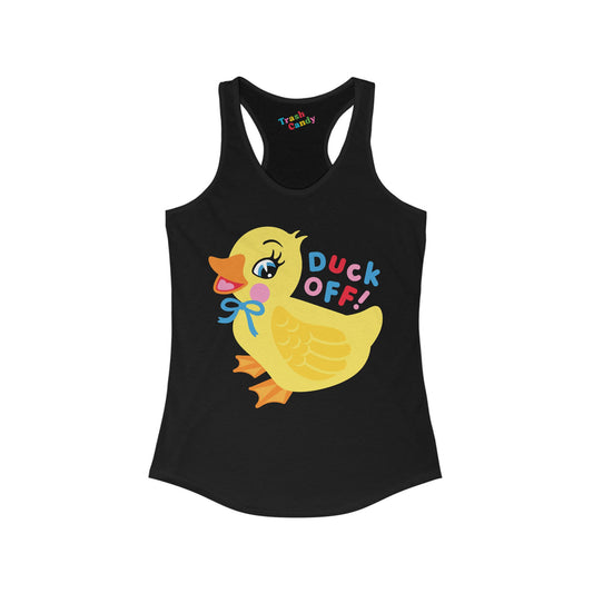 Duck Off! Women's Racerback Tank