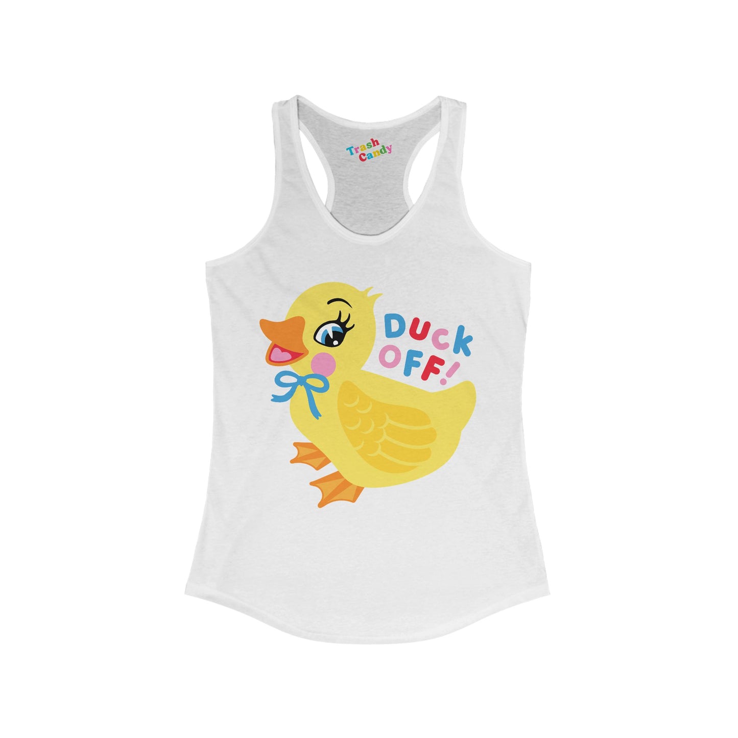 Duck Off! Women's Racerback Tank