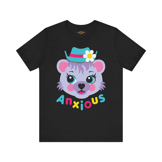 Anxious Bear Cute Retro T-shirt